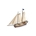 maqueta barco de madera: Polaris con velas (OCCRE 12007) - Imagen 1