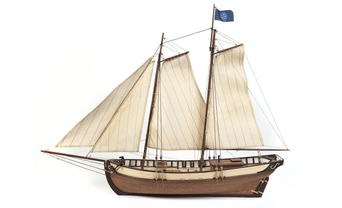 maqueta barco de madera: Polaris con velas (OCCRE 12007) - Imagen 2