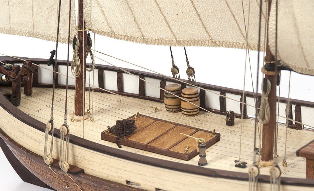 maqueta barco de madera: Polaris con velas (OCCRE 12007) - Imagen 3