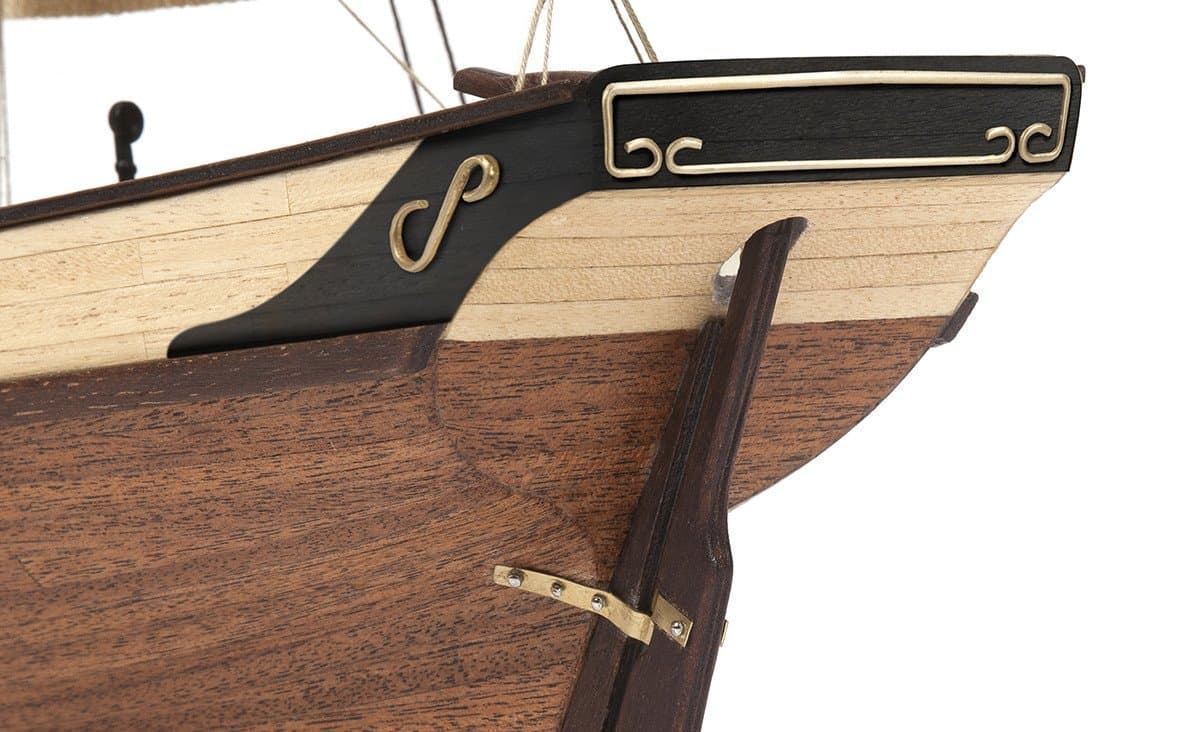 maqueta barco de madera: Polaris con velas - Imagen 9