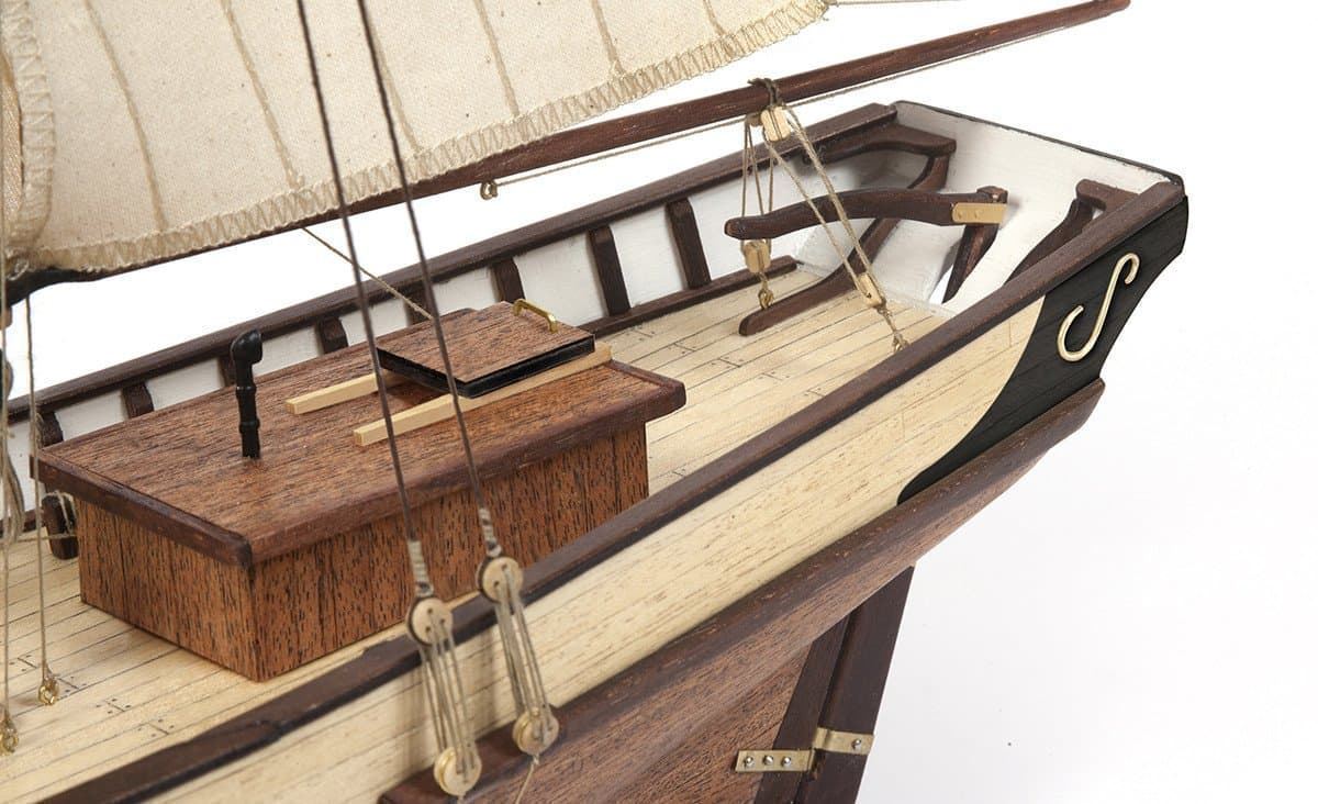 maqueta barco de madera: Polaris con velas - Imagen 10