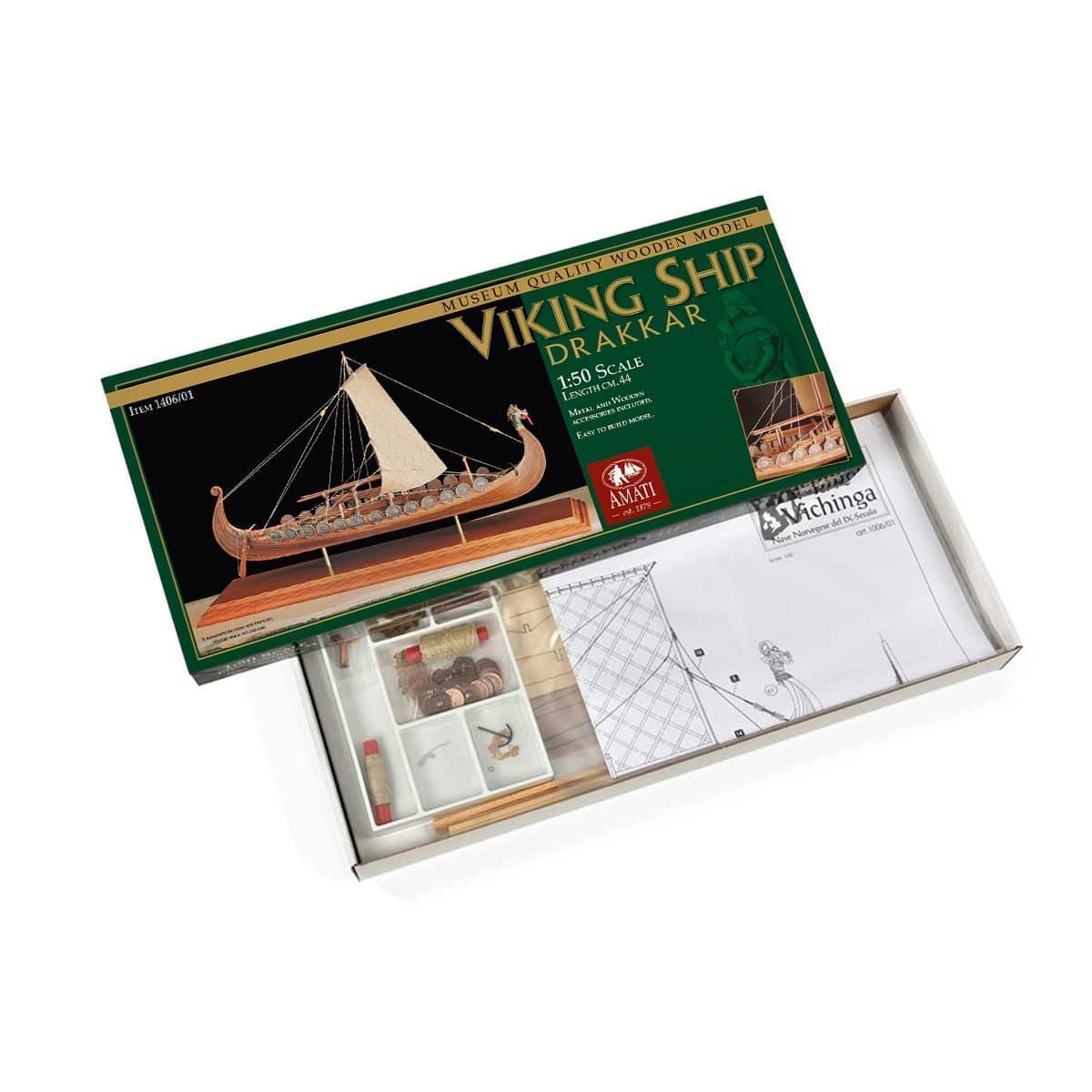 Maqueta barco de madera VIKING - Imagen 3
