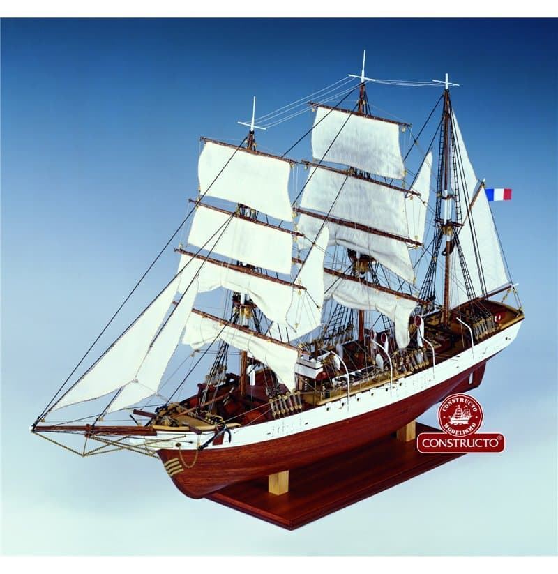 Maqueta barco en madera. Constructo Histórico Le Pourquoi 180 - Imagen 1