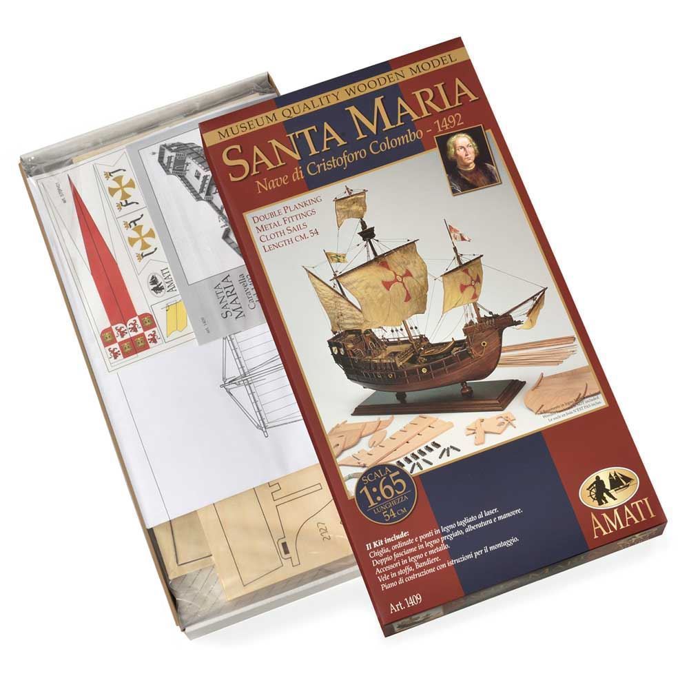 Maqueta barco madera: Carabela Santa María - Imagen 3