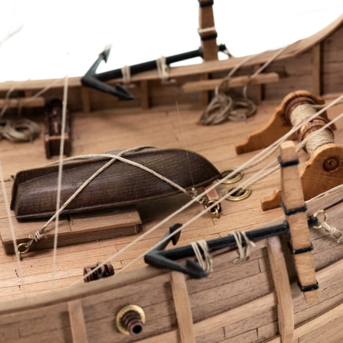 Maqueta barco madera: Carabela Santa María - Imagen 5