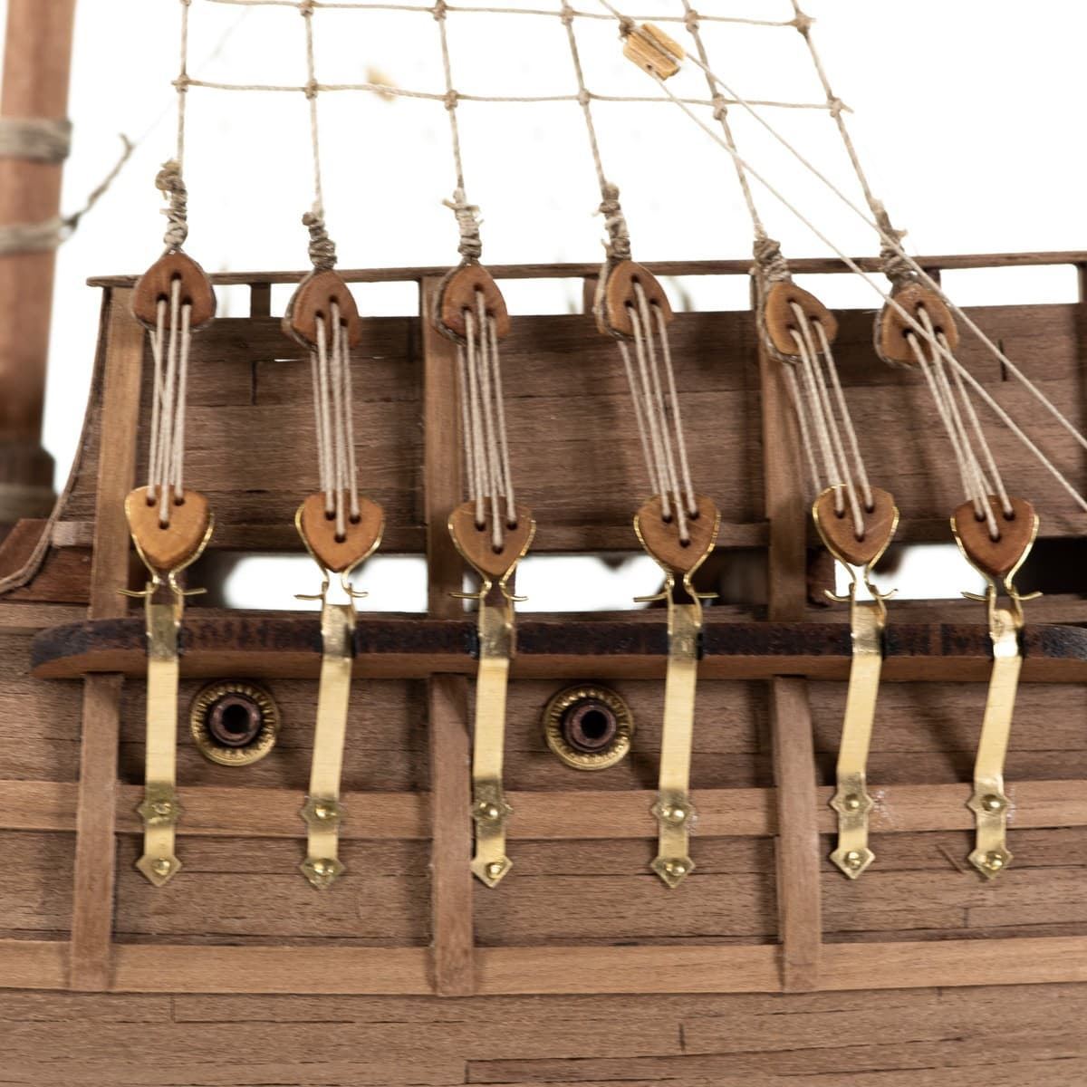Maqueta barco madera: Carabela Santa María - Imagen 6