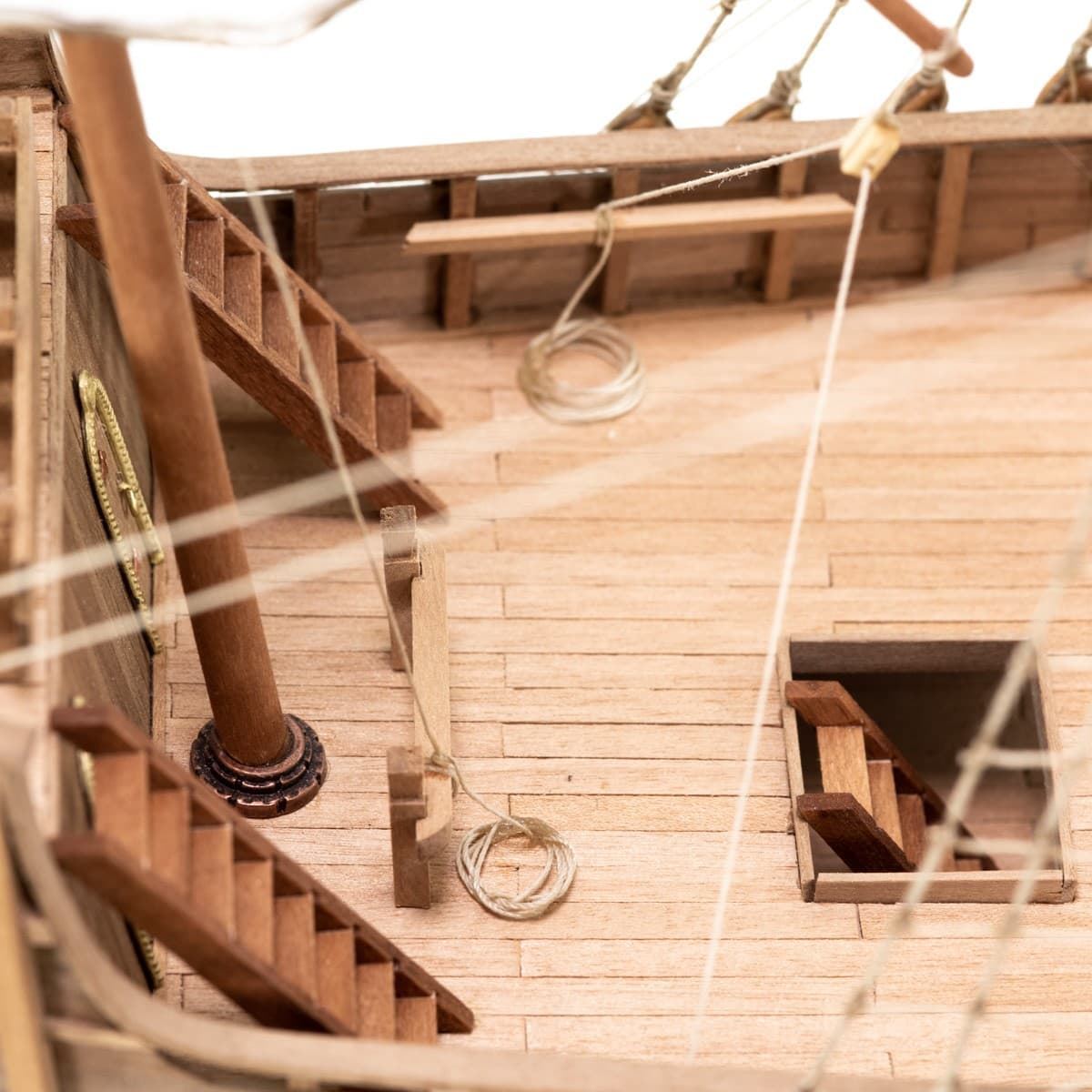 Maqueta barco madera: Carabela Santa María - Imagen 7