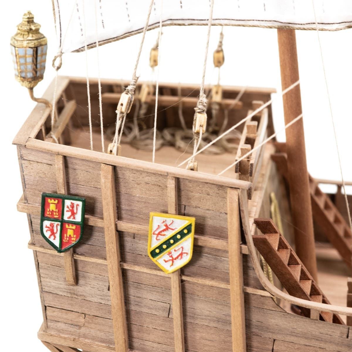 Maqueta barco madera: Carabela Santa María - Imagen 8