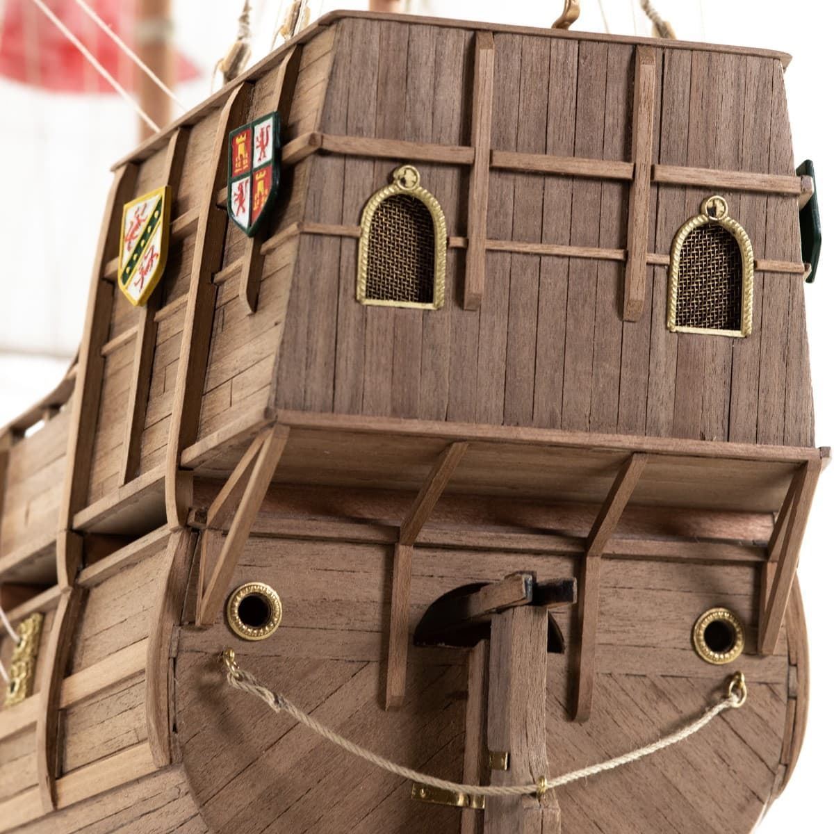 Maqueta barco madera: Carabela Santa María - Imagen 10