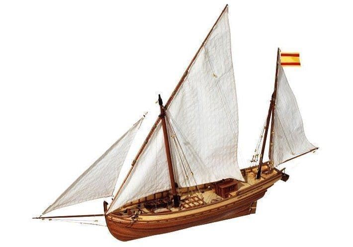 Maqueta de barco de madera Falucho San Juan - Imagen 2