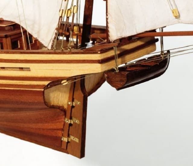 Maqueta de barco de madera Falucho San Juan - Imagen 5