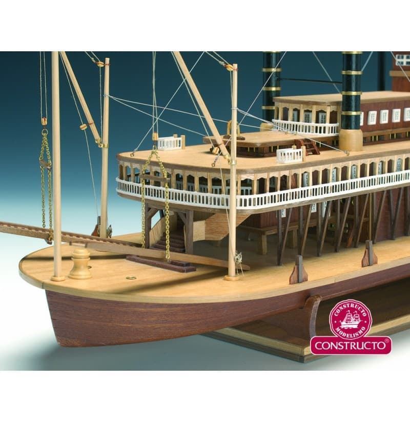 Maqueta de barco de madera: Misisipi, Rober E. Lee - Imagen 3