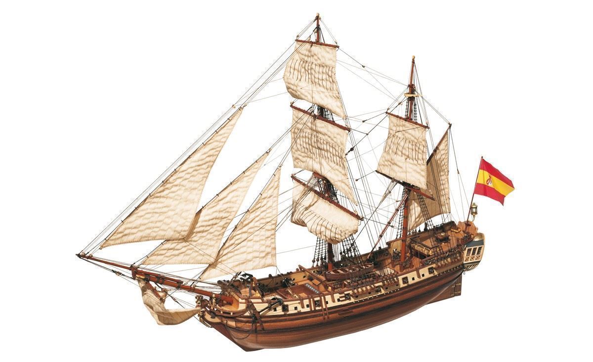 Maqueta de barco en madera:LA CANDELARIA - Barcos