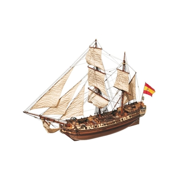Maqueta de barco en madera:LA CANDELARIA - Imagen 1
