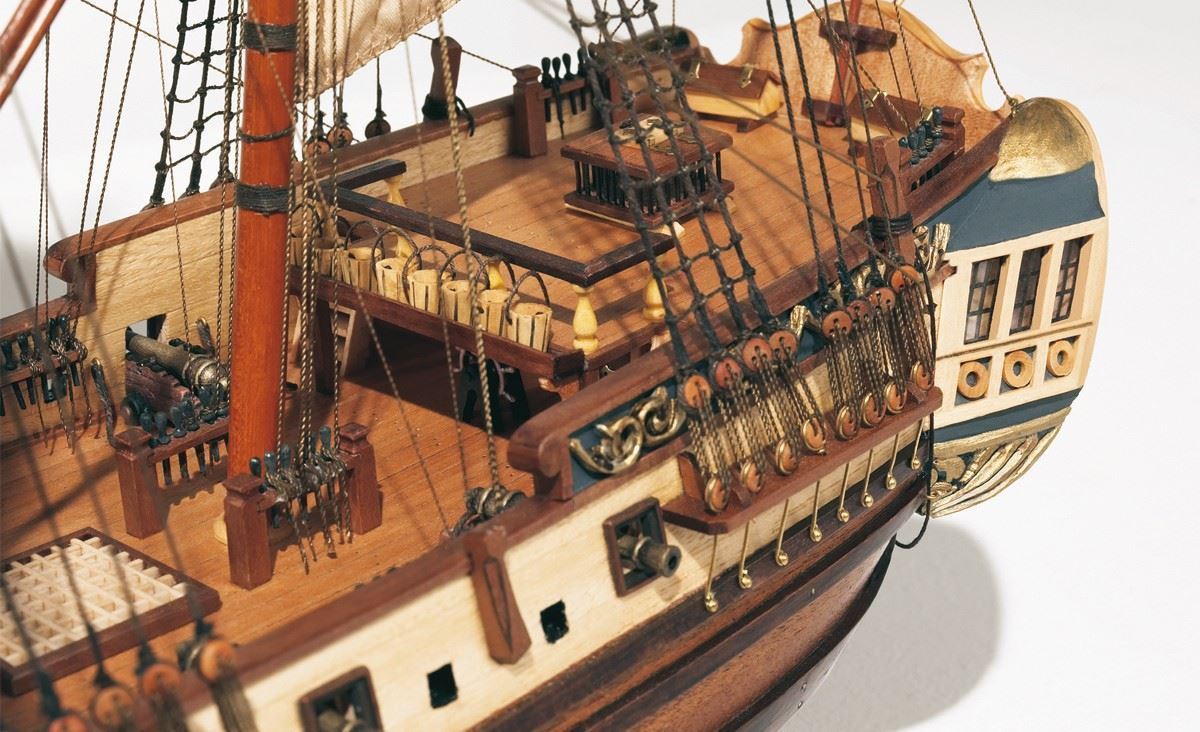 Maqueta de barco en madera:LA CANDELARIA - Imagen 3
