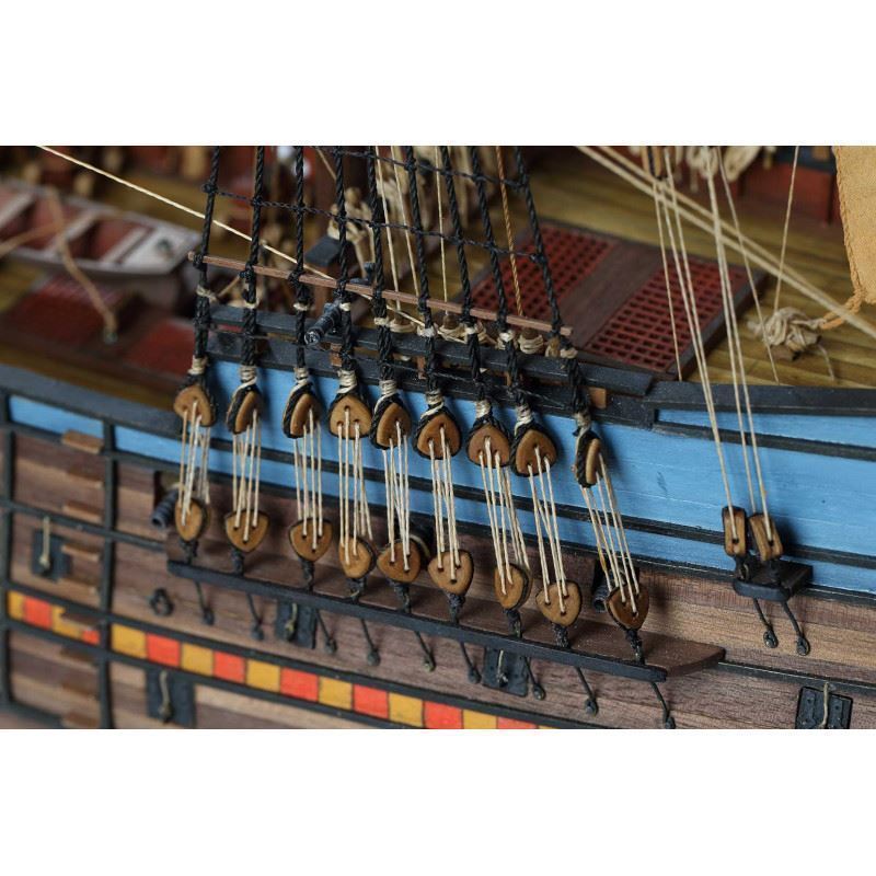 Maqueta de Barco en Madera: SAN LUIS, Galeón Español del s. XVII - Imagen 3