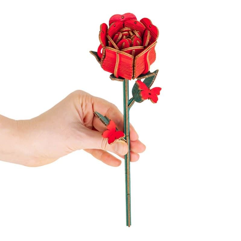 Maqueta de madera Flor (80 piezas) - Imagen 4