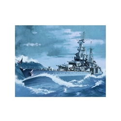 Maqueta de plástico Academy Buque USS CA-35 Indianapolis  Escala 1/350 - Imagen 1
