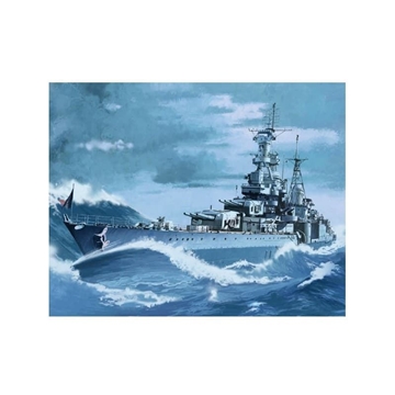 Maqueta de plástico Academy Buque USS CA-35 Indianapolis  Escala 1/350 - Imagen 1