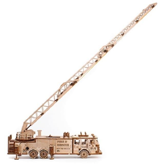 Maqueta madera con movimiento Camión de bomberos 439 piezas - Imagen 4