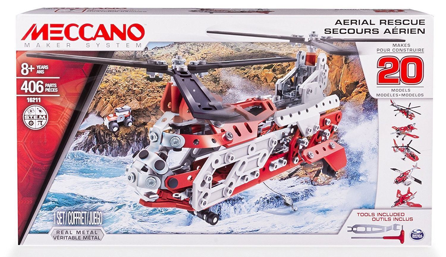MECCANO - 20 model set - Elicoptero - Imagen 1