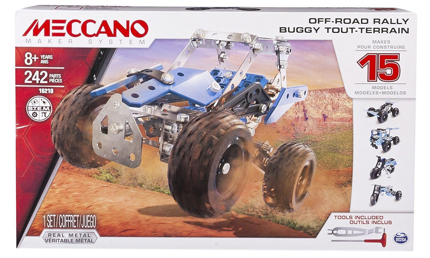 MECCANO - Juego de 15 modelos - Vehículo buggy - Imagen 1