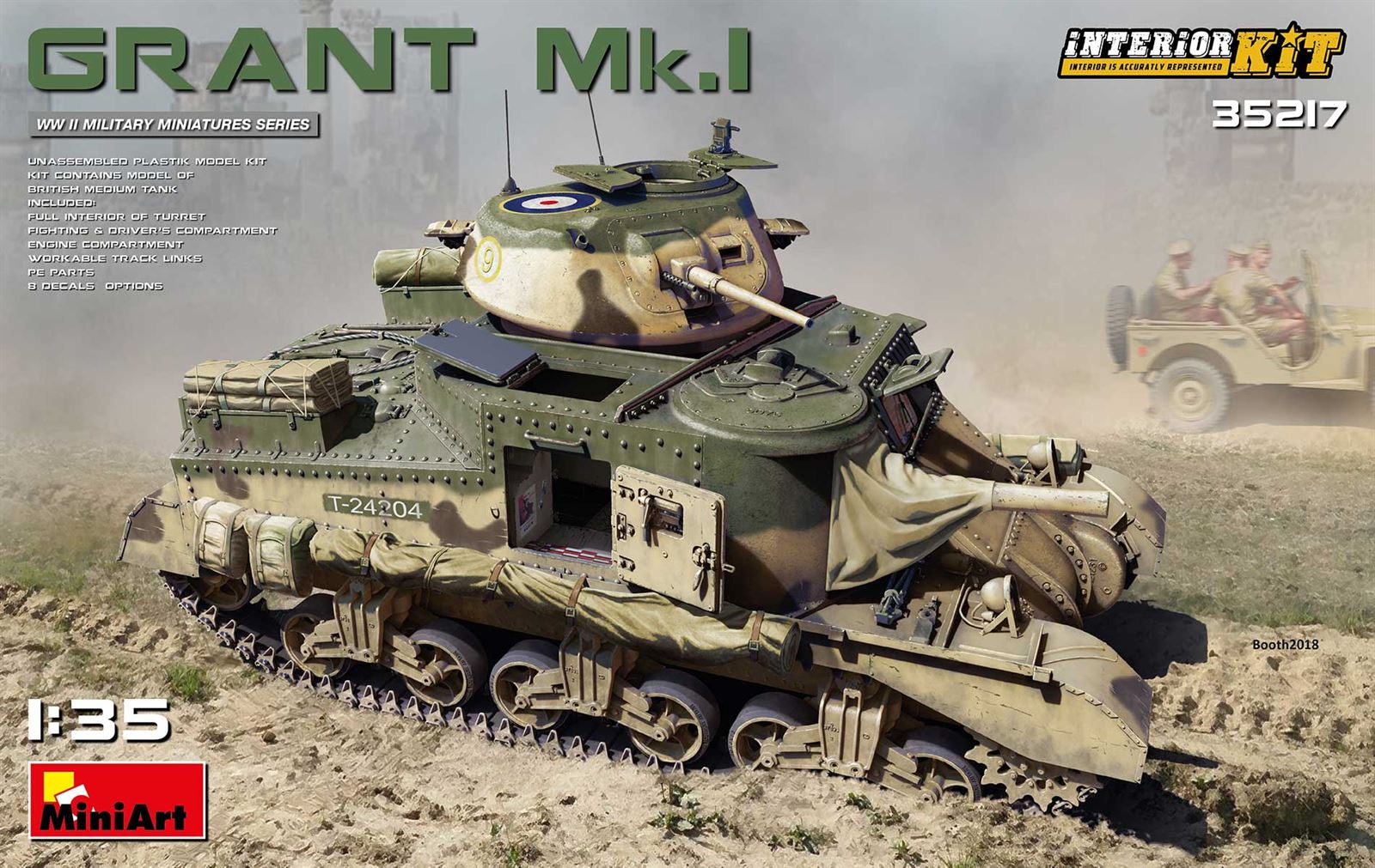 Miniart 1/35 GRANT Mk.I INTERIOR KIT (35217) - Imagen 1
