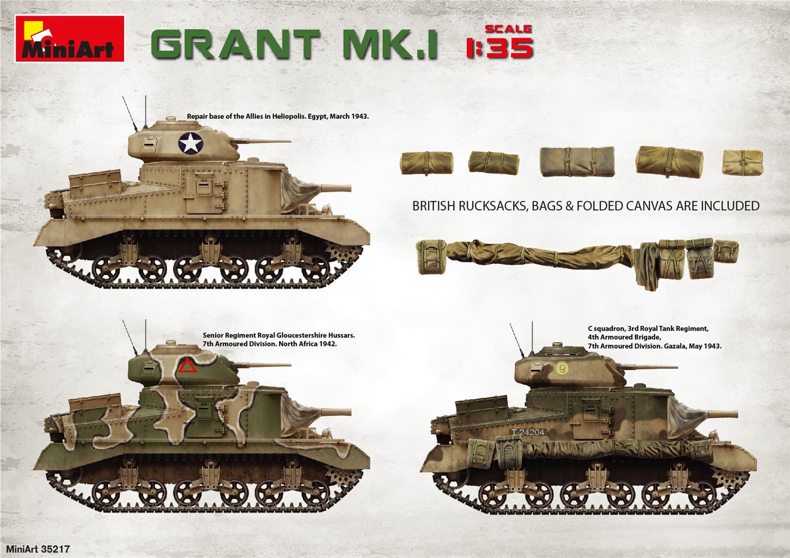 Miniart 1/35 GRANT Mk.I INTERIOR KIT (35217) - Imagen 9