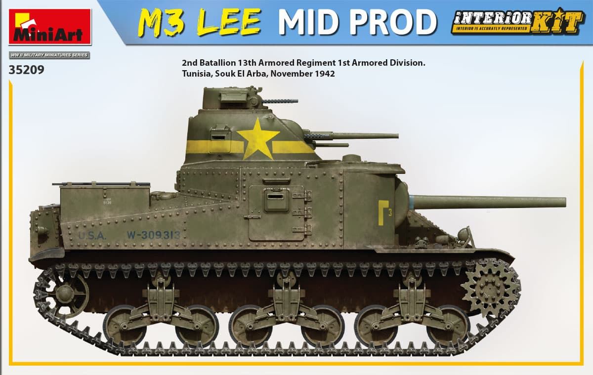 MiniArt 1/35 M3 LEE MID PROD. INTERIOR KIT (35209) - Imagen 4