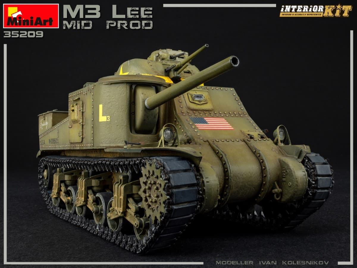 MiniArt 1/35 M3 LEE MID PROD. INTERIOR KIT (35209) - Imagen 6