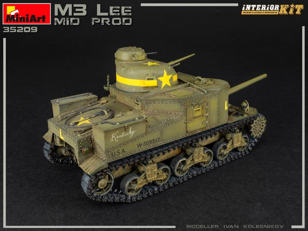 MiniArt 1/35 M3 LEE MID PROD. INTERIOR KIT (35209) - Imagen 8