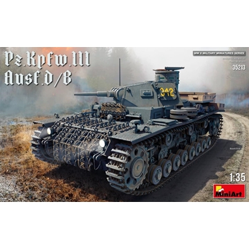 Miniart 1/35  Pz.Kpfw.III Ausf. D/B  (35213) - Imagen 1