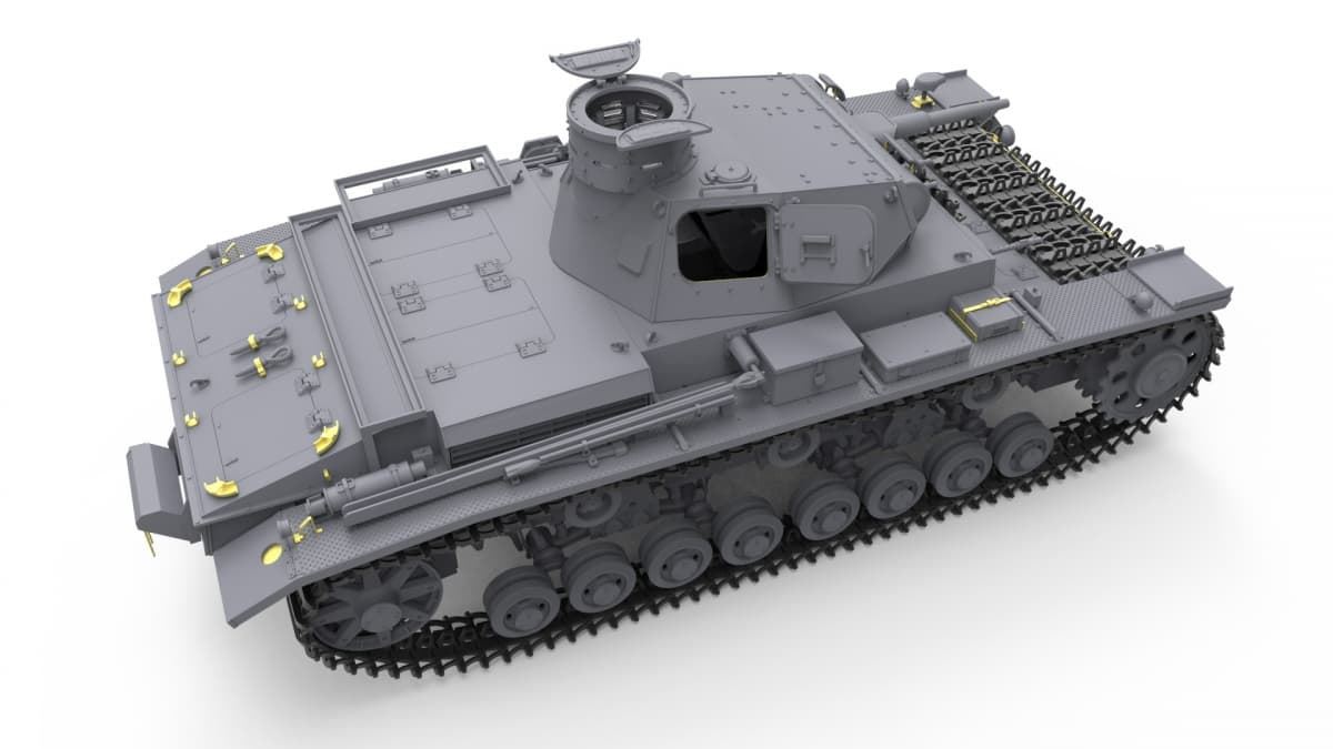 Miniart 1/35  Pz.Kpfw.III Ausf. D/B  (35213) - Imagen 3