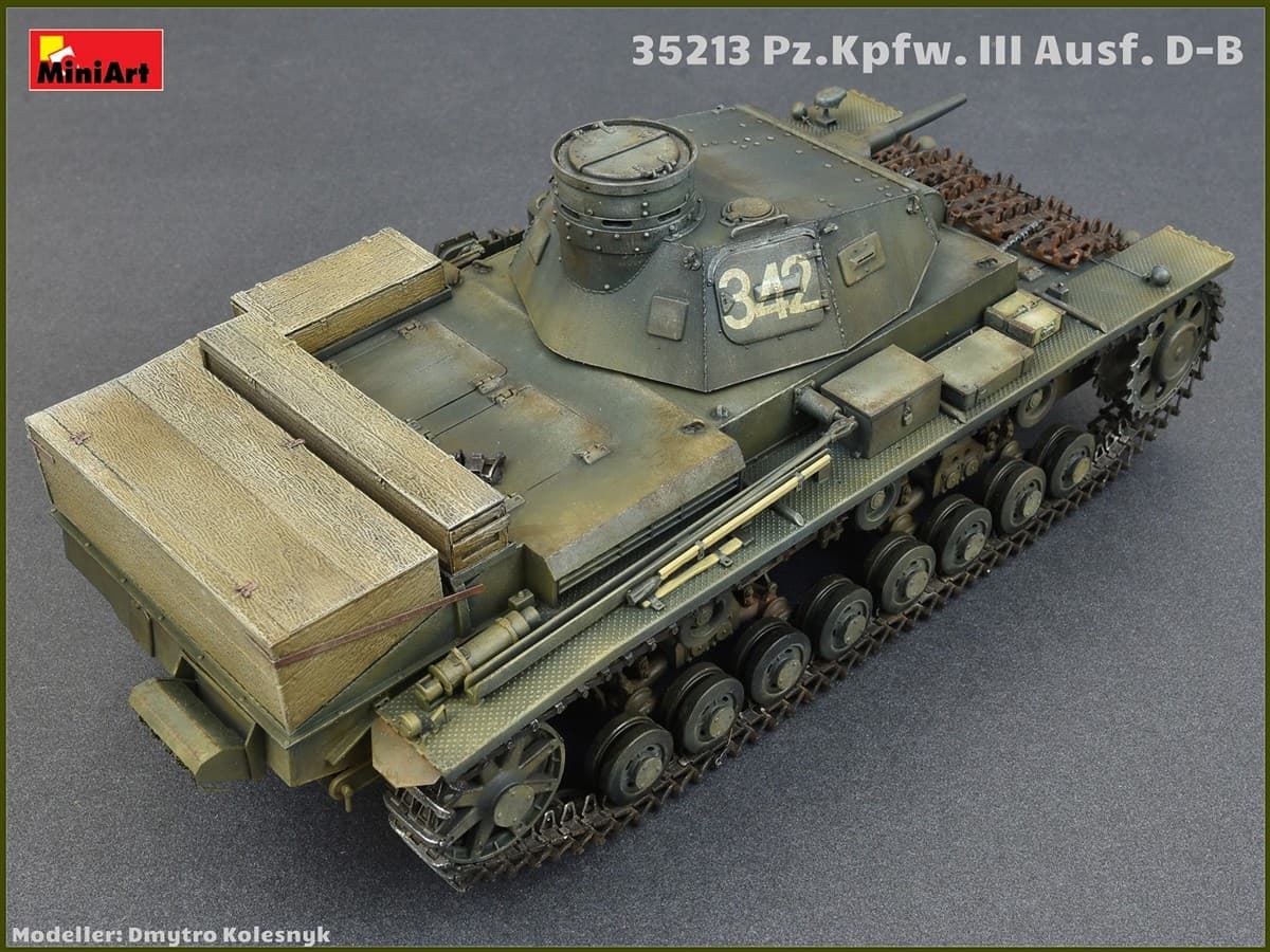 Miniart 1/35  Pz.Kpfw.III Ausf. D/B  (35213) - Imagen 4
