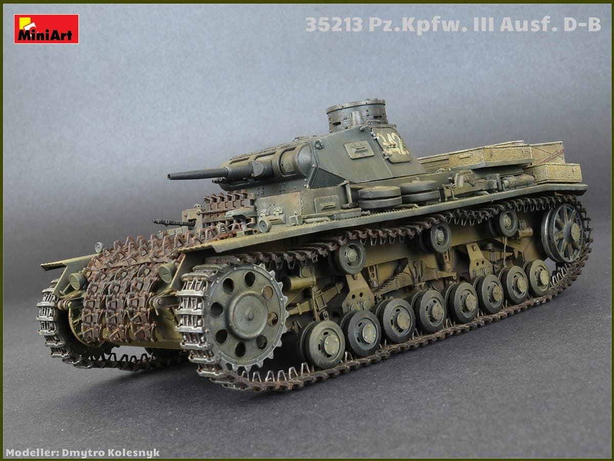 Miniart 1/35  Pz.Kpfw.III Ausf. D/B  (35213) - Imagen 5