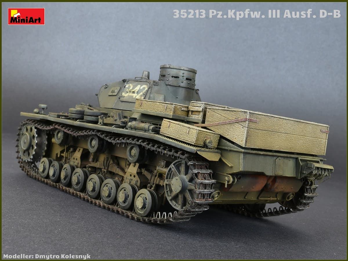 Miniart 1/35  Pz.Kpfw.III Ausf. D/B  (35213) - Imagen 6