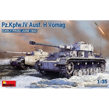 MiniArt 1/35 Pz.Kpfw.IV Ausf. H Vomag. EARLY PROD. JUNE 1943( 35302) - Imagen 1