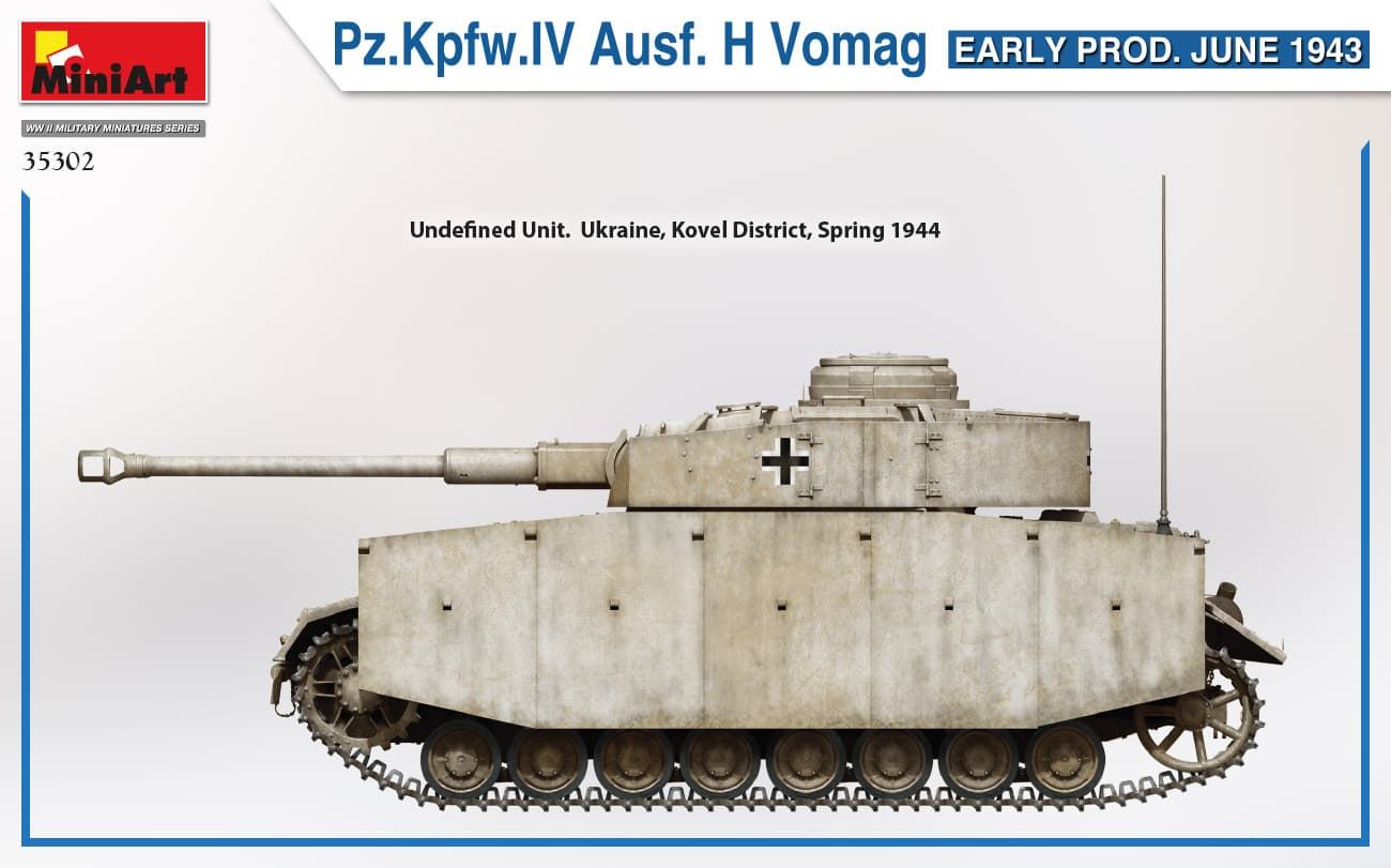 MiniArt 1/35 Pz.Kpfw.IV Ausf. H Vomag. EARLY PROD. JUNE 1943( 35302) - Imagen 9