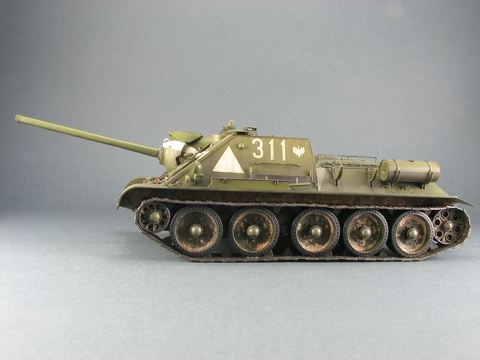 Miniart 1/35 SU-85 SOVIET SELF-PROPELLED GUN Mod. 1944 EARLY PRODUCTION. INTERIOR KIT (35204) - Imagen 2