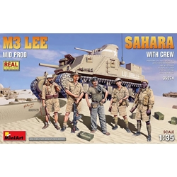 Miniart 35274 1/35 M3 LEE MID PROD. SAHARA w/CREW - Imagen 1