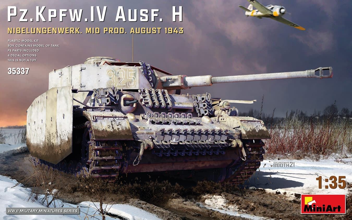 MiniArt Pz.Kpfw.IV Ausf. H NIBELUNGENWERK. MID PROD. AUGUST 1943 (35337) - Imagen 1
