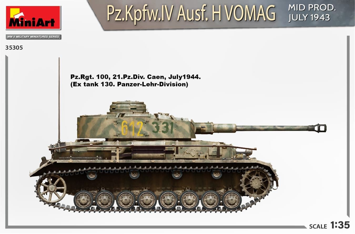 MiniArt Pz.Kpfw.IV Ausf. H Vomag. MID PROD. JULY 1943. INTERIOR KIT (35305) - Imagen 2