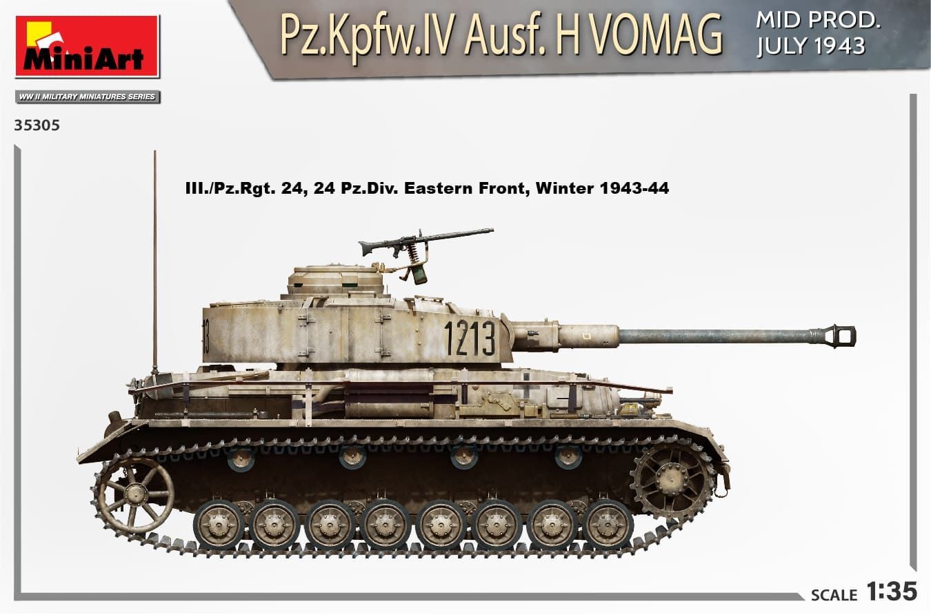 MiniArt Pz.Kpfw.IV Ausf. H Vomag. MID PROD. JULY 1943. INTERIOR KIT (35305) - Imagen 4