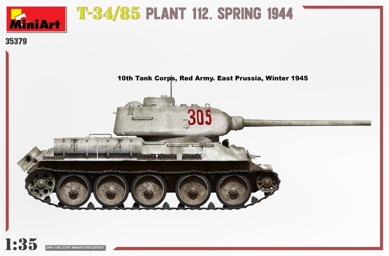 MiniArt T-34/85 PLANT 112. SPRING 1944 (35379) - Imagen 8