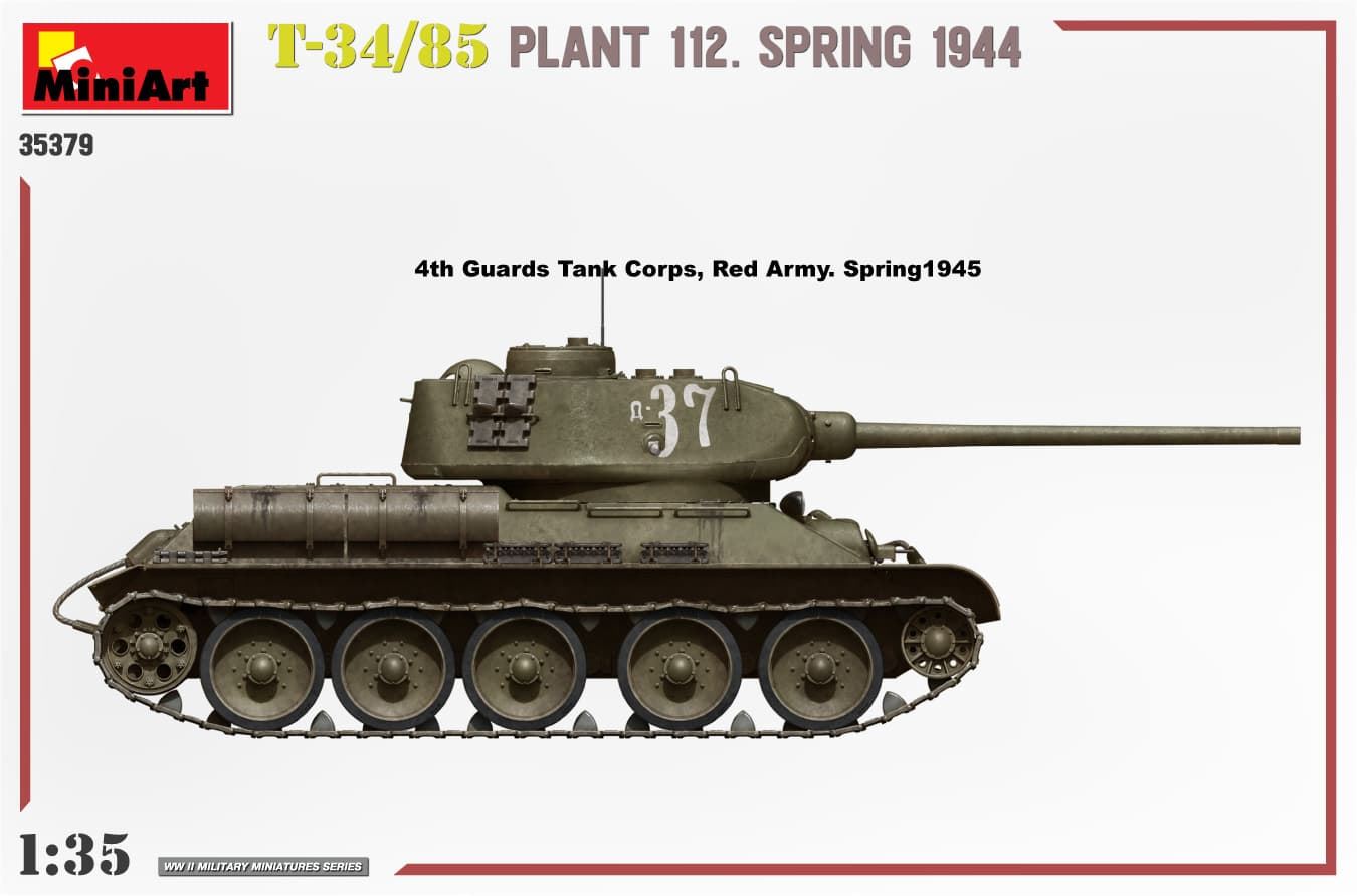 MiniArt T-34/85 PLANT 112. SPRING 1944 (35379) - Imagen 9