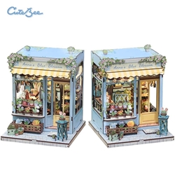 Miniature House Florístería "Anna's Blue Blossom" con 255 piezas - Imagen 2