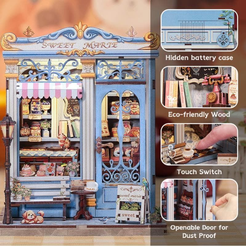 Miniature House Pastelería "Sweet Marie" con 242 piezas. - Imagen 8