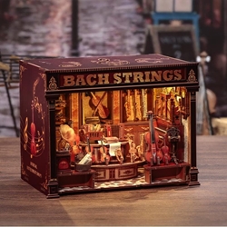 Miniature House Tienda de música "Bach Strings" con (285 piezas). - Imagen 1