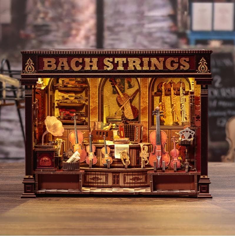 Miniature House Tienda de música "Bach Strings" con (285 piezas). - Imagen 3