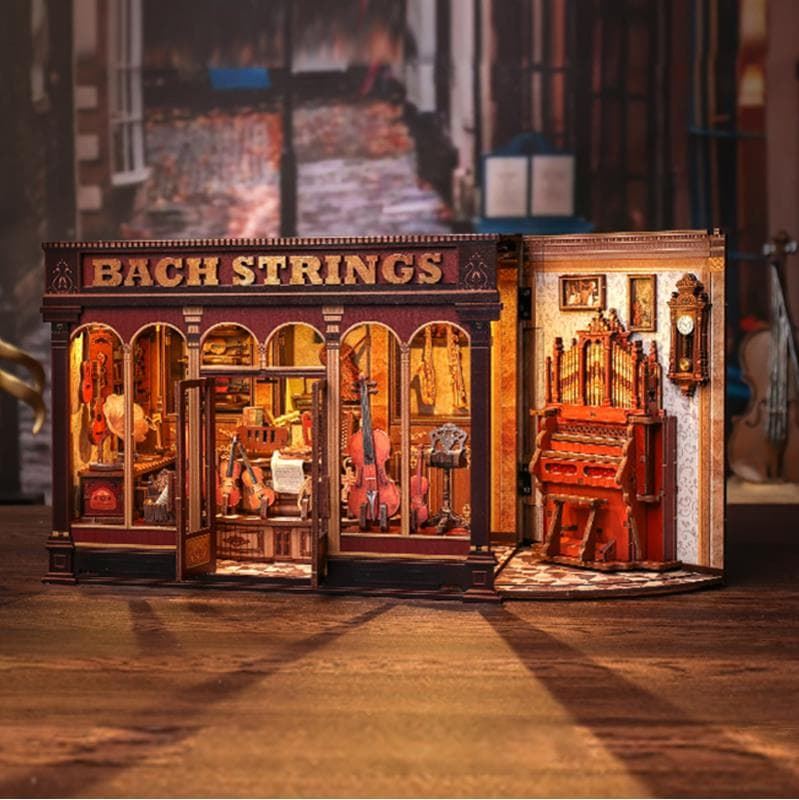 Miniature House Tienda de música "Bach Strings" con (285 piezas). - Imagen 4